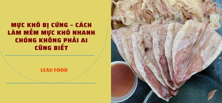 cách ngâm mực khô cho mềm