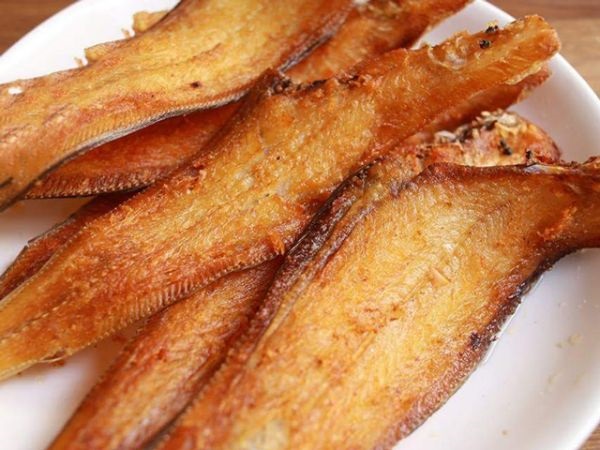 Khô cá lưỡi trâu 1 nắng nướng sa tế