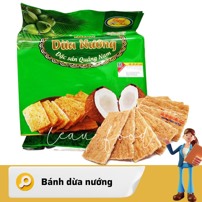 Đặc sản bánh dừa nướng Quảng Nam